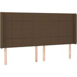  Box spring postelja z vzmetnico LED temno rjava 180x200cm blago, (20999400) | Shoptok.si