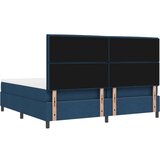  Okvir postelje z vzmetnico Mornarsko modra Tkanina 200 x 200 cm, (22067334) | Shoptok.si