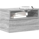 vidaXL Stenska nočna omarica 2 kosa siva sonoma 45x26x28,5 cm | Shoptok.si