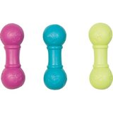 Flamingo igračka za pse gumeni tegići sa šapicama squeaky 10cm, žuta