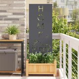  Privatnost u vrtu Antracit 50 x 140 cm Hladno valjana čelična | shoptok.hr
