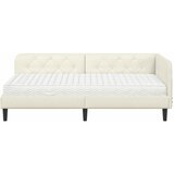  Kutni okvir kreveta Krema 90 x 200 cm Baršun | Eponuda.com