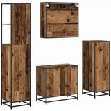 Set namještaja za kupaonicu 4 kom. Staro drvo 65 x 33 x 60 cm | shoptok.hr