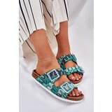 S. BARSKI Women's Slippers With Buckles And Glitter S.Barski | Shoptok.si