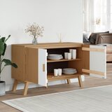  Komoda OLDEN bijelo-smeđa 114x43x73,5 cm od masivne borovine | Eponuda.com
