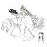 Aigostar led rgby spoljašnja božićna girlanda 120xLED/6W/230V/8 funkcija 3x0,6m IP44 + daljinski upravljač | Eponuda.com