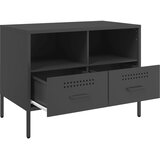 TV ormarić crni 68 x 39 x 50,5 cm čelični | shoptok.hr