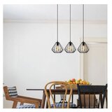 Opviq Vislica DIMANOD LINE, crna, metal, 73 cm, visina 117 cm, promjer sjenila 23 cm, visina 21 cm, podesiva visina, 3 x E27 40 W, Diamond - 704-S1 Cijene