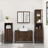 vidaXL 3-dijelni set kupaonskog namještaja boja smeđeg hrasta drveni | shoptok.hr