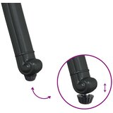  Set vrtnih stolova 3 pcs Crna Liveni aluminij | shoptok.hr