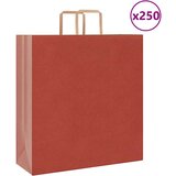  Papirnate vrećice 250 kom s ručkama crvene 45x17x48 cm | shoptok.hr