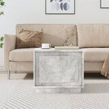 The Living Store Klubska mizica betonsko siva 51x50x44 cm inženirski les - Klubska Mizica, (21662750) | Shoptok.si