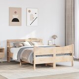  Okvir za krevet s uzglavljem 160 x 200 cm od masivne borovine | Eponuda.com