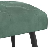  Klupa s gumbastim tkanjem Morska zelena 60 x 40 x 45 cm Baršun | shoptok.hr