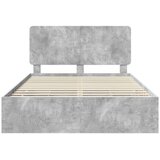  Okvir za krevet s ladicama Betonski sivi 160 x 200 cm - Beton siva 160 x 200 cm | shoptok.hr