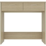 vidaXL Pisalna miza sonoma hrast 80x40x75 cm iverna plošča | Shoptok.si