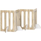  Preklopna ogradica za kućne ljubimce 4 pcs Sonoma hrast | shoptok.hr