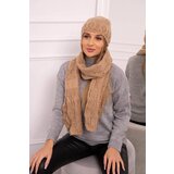 Kesi Women's set with scarf Adrianna K417 camel Cijene