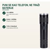 Get and Give Punjiva baterijska lampa Dynamo, 110 lm, Type-C | Eponuda.com