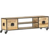 TV ormarić 130 x 30 x 39 cm od masivnog drva manga | shoptok.hr