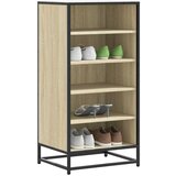 vidaXL Regal za čevlje sonoma hrast 48x38x97,5 cm inženirski les Cene
