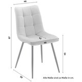 Bessagi Home Stol Suri, Rumena, Žamet | Shoptok.si