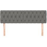 Uzglavlja tamnosiva 160x7x78/88 cm od tkanine | shoptok.hr