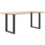 Noge za blagovaonski stol U-oblik 2 kom antracit 70 x (72-73) cm čelik | shoptok.hr