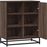 vidaXL Komoda rjavi hrast 62x35x76 cm inženirski les | Shoptok.si