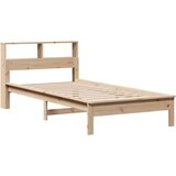  Krevet s regalom za knjige bez madraca 100 x 200 cm od borovine | shoptok.hr