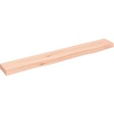  Stenska polica 80x10x4 cm neobdelana trdna hrastovina Cene