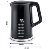 Berdsen BD-71 električno kuhalo za vodu 1,7 l crno-srebrno | shoptok.hr