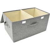  Kutije za pohranu 2 kom od tkanine 50 x 30 x 25 cm sive | shoptok.hr