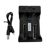 OXE Polnilec baterij 18650 / 26650 / 21700 / 16340 / 14500 / 10440, 2 priključka | Shoptok.si
