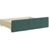 vidaXL Izvlečna dnevna postelja s predali temno zelena 80x20 | Shoptok.si