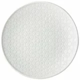 MIJ bijeli keramički tanjur star, ø 25 cm