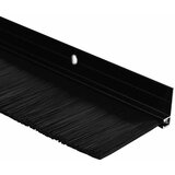  Držač četke za vrata 12 kom. Crna 100 cm Aluminijski legura | shoptok.hr