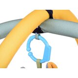 Mekana podloga za igru za bebe s 2 luka i 4 igračke, 80 cm | shoptok.hr