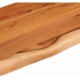 Stolna ploča 140x40x3,8 cm pravokutna bagremovo drvo živi rub | shoptok.hr
