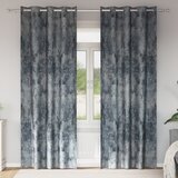 vidaXL Zavese iz žameta 2 kosa z očki srebrno sive 245x140 cm Cene