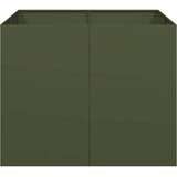  Sadilica maslinastozelena 100x100x80 cm od čelika | Eponuda.com