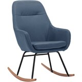 The Living Store Gugalni stol modro blago - Gugalni Stol, (21420575) | Shoptok.si