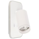  LED zidna spot lampa PIPE 1xGU10/10W/230V + LED/6W bela | Eponuda.com