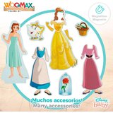 Disney Princess Drveni magnetni set za oblačenje Disney princeze - 45 dijelova | shoptok.hr