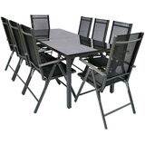 Gardenson VRTNA GARNITURA aluminij antracit, črna črna | Shoptok.si