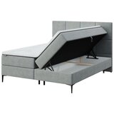 MESONICA Siva boxspring postelja s prostorom za shranjevanje 180x200 cm Bufo – | Shoptok.si