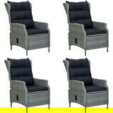  5-dijelni vrtni blagovaonski set svjetlosivi | shoptok.hr