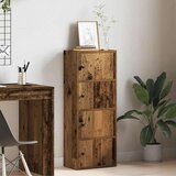 vidaXL Knjižna omara starinski les 40x24x102 cm inženirski les | Shoptok.si