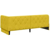  Kutni okvir kreveta Žuta 80 x 200 cm Baršun | shoptok.hr