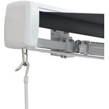  Povlačivi tende Crna 400 × 300 cm Aluminij | shoptok.hr